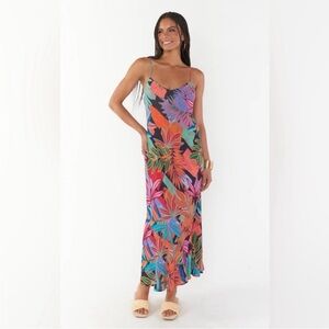 Show Me Your Mumu Maxi Uptown Slip Dress in Tropical Paradise Size Small